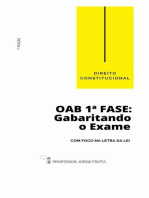 Direito Constitucional - Oab 1ª Fase: Gabaritando O Exame Com Foco Na Letra Da Lei