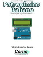 Apresentando Uma Lista Com Exemplos De Patronímico Italiano Com Display Lcd Programado No Arduino