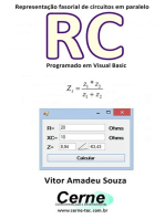 Representação Fasorial De Circuitos Em Paralelo Rc Programado Em Visual Basic