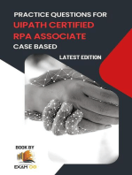 Practice Questions for UiPath Certified RPA Associate Case Based