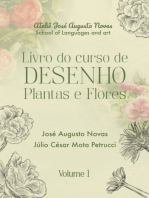Livro Do Curso De Desenho Plantas E Flores - Volume 1
