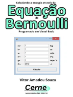 Calculando A Energia Através Da Equação De Bernoulli Programado Em Visual Basic