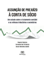 Assunção de prejuízo à conta de sócio: um estudo sobre o tratamento contábil e os reflexos tributários e societários