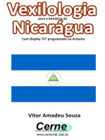 Vexilologia Para A Bandeira Da Nicarágua Com Display Tft Programado No Arduino