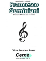 Reproduzindo A Música De Francesco Geminiani Em Arquivo Wav Com Base No Arduino