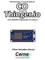 Monitorando A Concentração De Co Através Do Thinger.io Com Esp8266 (nodemcu) Programado Em Arduino