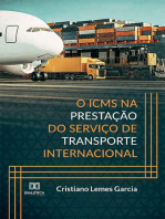 O ICMS na prestação do Serviço de Transporte Internacional