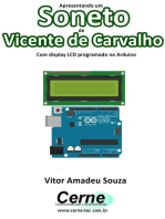 Apresentando Um Soneto De Vicente De Carvalho Com Display Lcd Programado No Arduino
