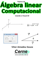 Tópicos De Álgebra Linear Computacional Usando O Visual C#