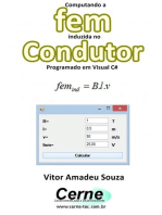 Computando A Fem Induzida No Condutor Programado Em Visual C#