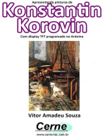 Apresentando Pinturas De Konstantin Korovin Com Display Tft Programado No Arduino