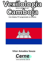Vexilologia Para A Bandeira Do Camboja Com Display Tft Programado No Arduino