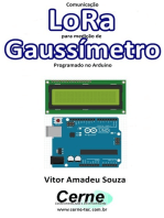 Comunicação Lora Para Medição De Gaussímetro Programado No Arduino