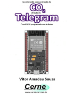 Monitorando A Concentração De Co2 Através Do Telegram Com Esp32 Programado Em Arduino