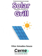 Projeto De Sistema De Energia Solar Off-grid Para Alimentar Um Grill