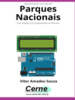 Apresentando Uma Lista De Parques Nacionais Com Display Lcd Programado No Arduino