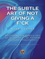 Mastering the Subtle Art: An In-Depth Guide to Mark Manson's Philosophy