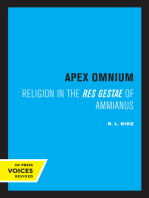Apex Omnium: Religion in the Res Gestae of Ammianus