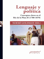 Lenguaje y política: conceptos claves en el Río de la Plata II : 1780-1870
