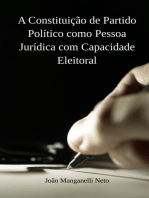 A Constituição De Partido Político Como Pessoa Jurídica Com Capacidade Eleitoral