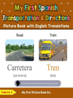 My First Spanish Transportation & Directions Picture Book with English Translations