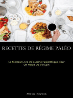 Recettes De Régime Paléo : Le Meilleur Livre De Cuisine Paléolithique Pour Un Mode De Vie Sain