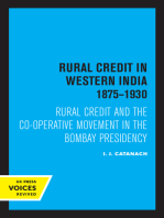 Rural Credit in Western India 1875–1930