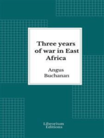 Three years of war in East Africa