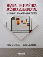 Manual de fonética acústica experimental: aplicações a dados do português