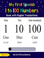 My First Spanish 1 to 100 Numbers Book with English Translations: Teach & Learn Basic Spanish words for Children, #20