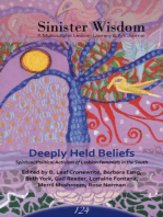 Sinister Wisdom 124: Deeply Held Beliefs