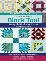 The New Ladies' Art Company Quick & Easy Block Tool: 110 Quilt Blocks in 5 Sizes with Project Ideas
