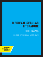 Medieval Secular Literature: Four Essays