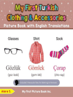 My First Turkish Clothing & Accessories Picture Book with English Translations