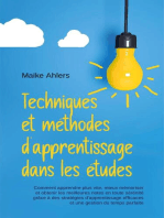 Techniques et méthodes d'apprentissage dans les études