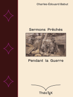 Sermons prêchés pendant la guerre