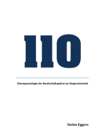 110: Dienstpsychologie der Bereitschaftspolizei zur Bürgersicherheit