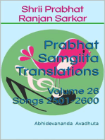 Prabhat Samgiita Translations: Volume 26 (Songs 2501-2600): Prabhat Samgiita Translations, #26