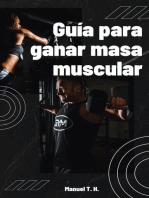 Guía para ganar masa muscular