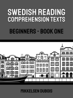 Swedish Reading Comprehension Texts: Beginners - Book One: Swedish Reading Comprehension Texts