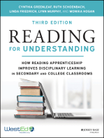 Reading for Understanding: How Reading Apprenticeship Improves Disciplinary Learning in Secondary and College Classrooms