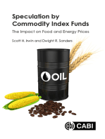 Speculation by Commodity Index Funds: The Impact on Food and Energy Prices