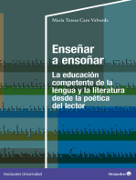 Enseñar a ensoñar: La educación competente de la lengua y la literatura desde la poética del lector
