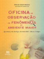 Oficina de Observação de Fenômenos em ambiente maker: aproximações entre Psicologia, Psicomotricidade e Educação Científica