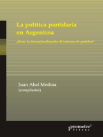 La política partidaria en Argentina: ¿hacia la desnacionalización del sistema de partidos?