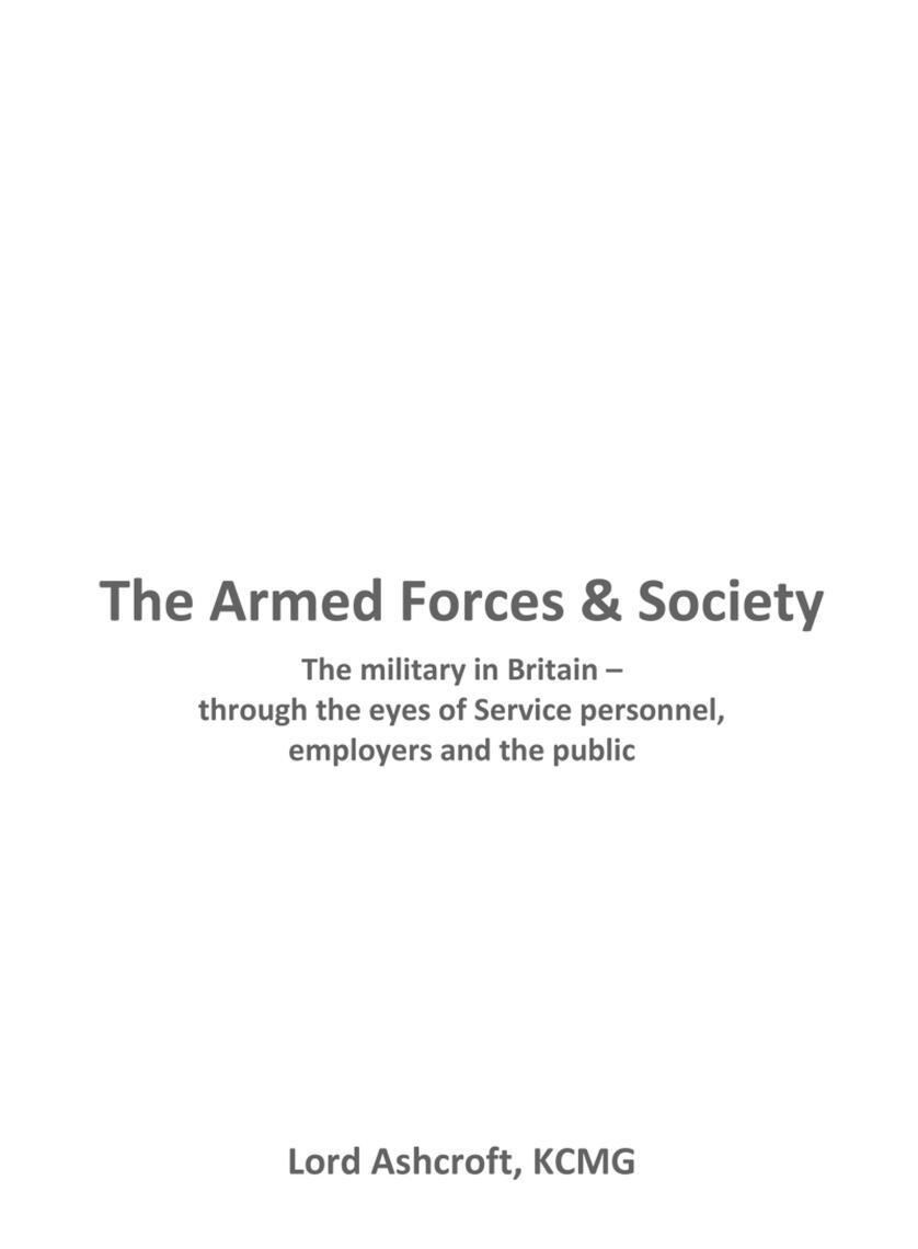 The Armed Forces and Society by Michael Ashcroft Ebook Everand