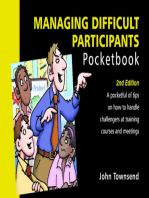 Managing Difficult Participants Pocketbook