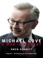 Michael Gove: A Man in a Hurry