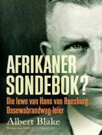Afrikaner-Sondebok?: Die lewe van Hans van Rensburg, Ossewabrandwag-leier