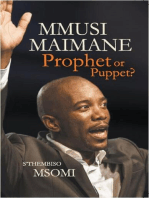 Mmusi Maimane: Prophet or Puppet?